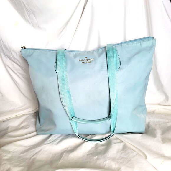Kate Spade New York Mel Packable Tote Aqua Pool Color - Picture 1 of 6